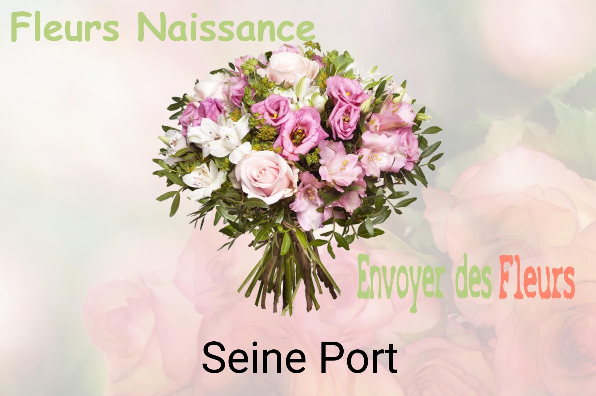 Bouquet de fleurs de naissance livré à Seine-Port